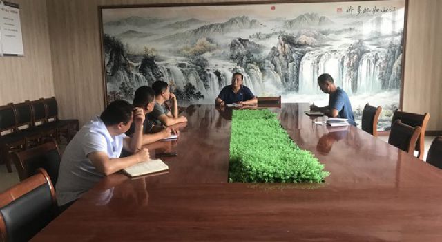 淄川区灾后重建交通基础设施工程总监办组织进度、质量会议