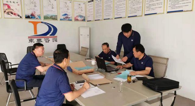十公司考核组对高青赵班路监理处进行月度考核