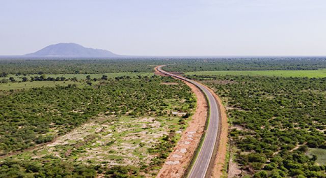 南苏丹朱巴至伦拜克项目朱巴至Koda段开放交通