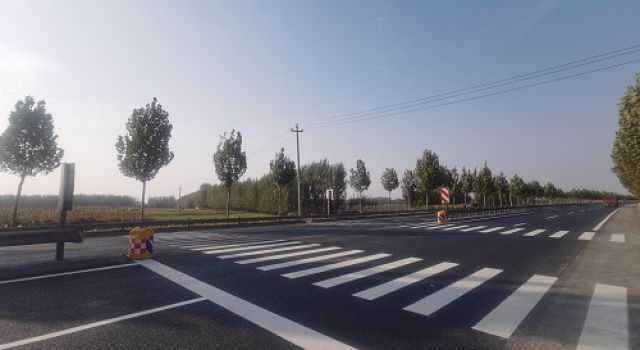 2022年淄博市普通国省道路面维修提升养护专项工程三合同顺利通车