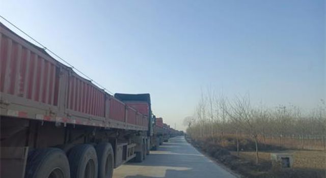 许昌绕城高速土建三标段利用冬季抓紧备料
