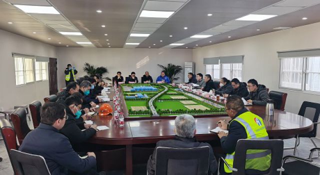 河南省交通运输厅调研工作组对安罗高速项目春节后复工复产情况调研检查