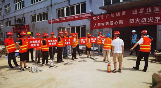 浙江省G104至S325连接线乐清柳市段（一期）工程 开展“三防”和消防综合应急演练