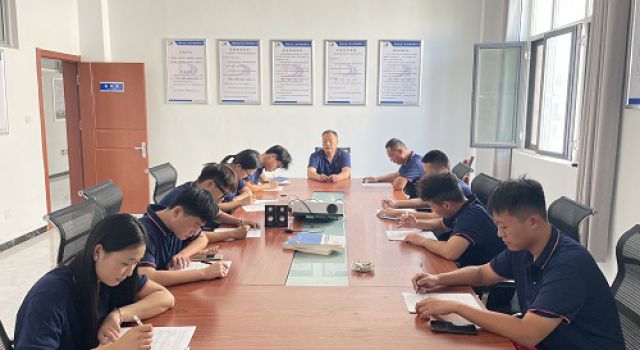 沂南县交通工程总监处组织员工进行业务考核