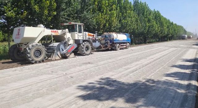博兴县四好农村路建设项目水泥就地冷再生施工心得感受